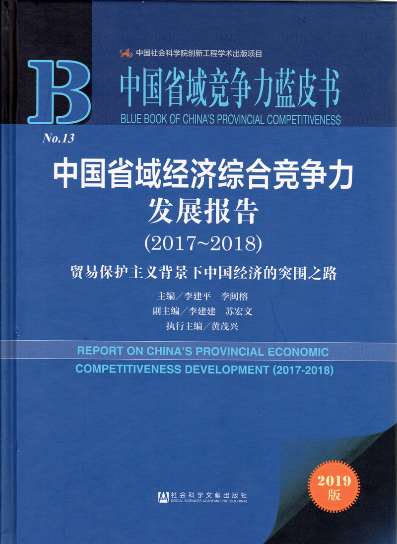 鸡吧艹骚逼中国省域经济综合竞争力发展报告（2017-2018）